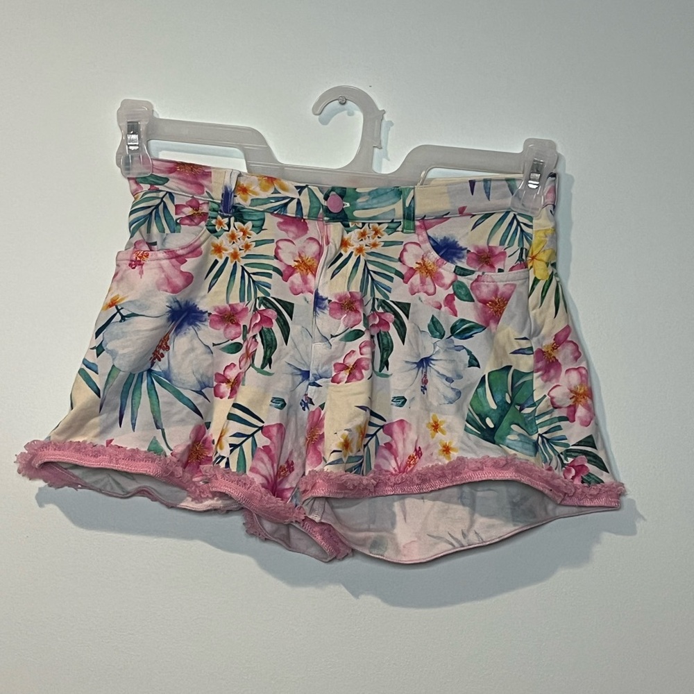 Original Marines Girls Floral Multicolor Hello Summer! Shorts, Size 9/10